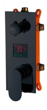 КОМПЛЕКТ ВСТРАИВАННОГО МОНТАЖА «ВОДОПАД», ЧЕРНЫЙ МАТОВЫЙ ДИСПЛЕЙ