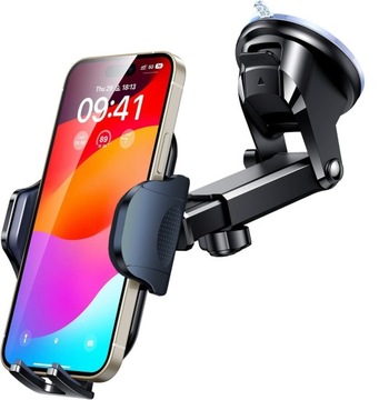 ПРОЧНЫЙ АВТОМОБИЛЬНЫЙ ДЕРЖАТЕЛЬ ДЛЯ ОКНА ИЛИ ПРИБОРНОЙ ПАНЛИ | ДЛИННЫЙ РЕГУЛИРУЕМЫЙ РУЧКА XXXL