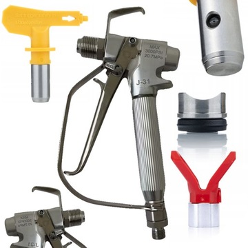 MOCNY PISTOLET DO AGREGATU MALARSKIEGO AGREGAT MALARSKI GRACO ROSFIX 1/4