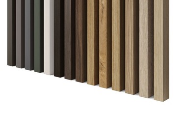 Lamele3D ścienne i sufitowe PRÓBNIK KOLORÓW