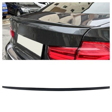 Spoiler Lotka Klapy BMW F30 F80 M3 Style Czarny Połysk