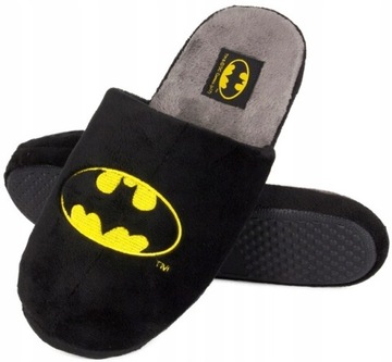 Bambosze kapcie BATMAN SOXO klapki pantofle prezent dla chłopaka r. 45-46