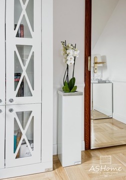 Lacobel белый вазон, современный, Гламур