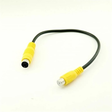 Adapter wtyk miniDIN/SVHS 7-pinowe na wt.RCA