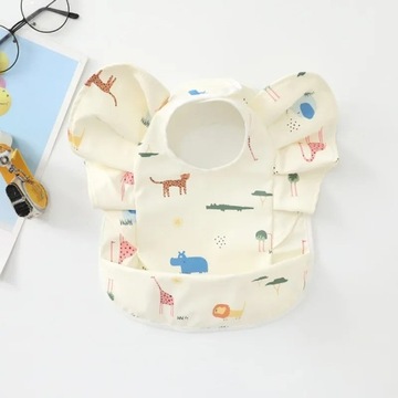 Cartoon Waterproof Baby Bibs Burp Cloths Feeding Bibs for Children Aprons