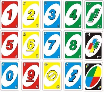 НАБОР ИГРОВЫХ КАРТ UNO ИЗ 108 ИГРОВЫХ КАРТ UNO