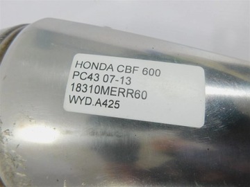 ГЛУШИТЕЛЬ ВЫХЛОПНОЙ ГЛУШИТЕЛЬ HONDA CBF 600 PC43 07-13 18310MERR60
