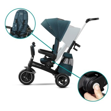 Трехколесный велосипед Kinderkraft EASYTWIST, бежевый