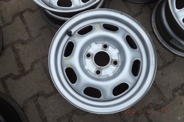 4× DISK OCELOVÝ VOLKSWAGEN OE VW POLO GOLF SEAT SKODA 5.5" X 13" 4X100 ET 38