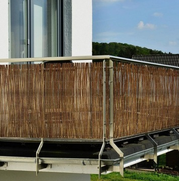 Коврик плетеный 1х3м Плотный чехол для забора Премиум 100х300см