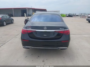 Mercedes Klasa S W223/V223 2022 Mercedes-Benz Klasa S 580 4Matic 2022 4.0l 4.0 Benzyna 496KM, zdjęcie 4