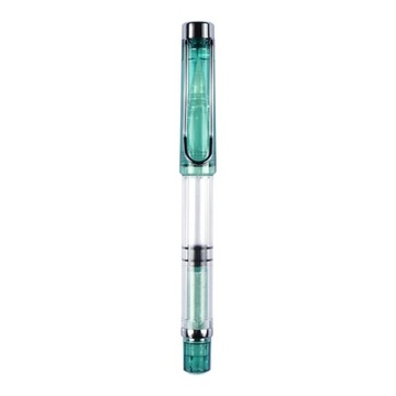 Calligraphy Brush Fountain Pen with Brush Nib Metal Pen Clip Detachable