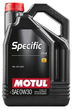 MOTUL SPECIFIC 2312 0W30 5L 106414