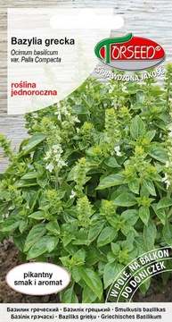 Bazylia grecka 1g nasiona zioła Torseed