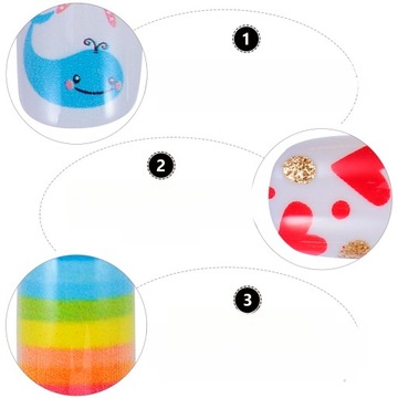 ИСКУССТВЕННЫЕ НОГТИ НАДЕЛОЧНЫЕ НОГТИ ПОЛНОГО ПОКРЫТИЯ ИСКУССТВЕННЫЕ УКРАШЕНИЯ ДЛЯ ДЕТЕЙ