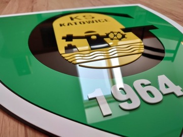 GKS Katowice Herb 3D na ścianę prezent urodzinowy dla męża chłopaka