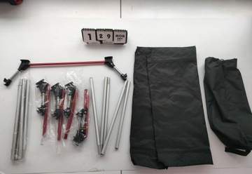 СВЕРХЛЕГКАЯ СОЕДИНЕННАЯ КРОВАТЬ, КЕМПИНГОВОЕ СТУЛ-КРОВАТЬ, АЛЮМИНИЙ, СКЛАДНОЙ 150 кг