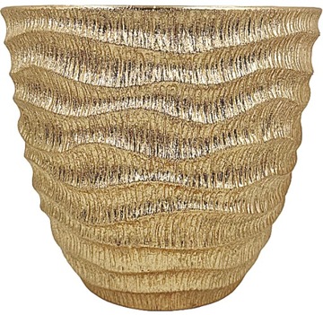 OSŁONKA DONICA 38 CM GOLD DONICZKA 2020-19-L