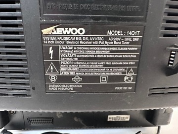 Телевизор ЭЛТ DAEWOO 14Q1T 14