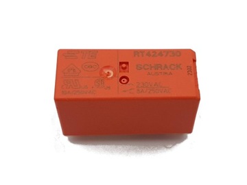 RT424730 przekaźnik Schrack, cewka 230V AC, 2x8A
