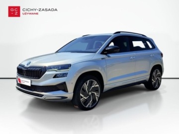 Skoda Karoq Crossover Facelifting 2.0 TDI SCR 150KM 2022 Skoda Karoq Sportline, Hak, Matrix, Kamera 360, ACC, Ambiente, Podgrzewana