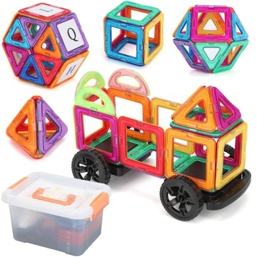 НАБОР БОЛЬШИХ МАГНИТНЫХ ПЛИТОК 105 EL МАГНИТНАЯ ПЛИТКА MONTESSORI