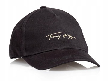 CZAPKA Z DASZKIEM TOMMY HILFIGER LUX FEMININE CAP AW0AW11140