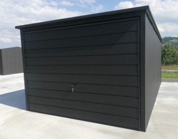 Гараж, серия LUX, цветной 3х6м, широкая жестяная панель