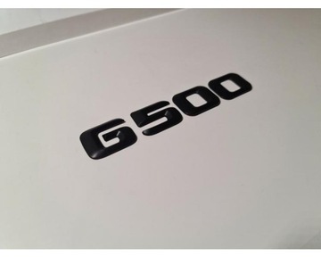 G500 MATOVÁ ČERNÁ NÁŠIVKA Z ČÍSLO  NA ZADNÍM KUFRU