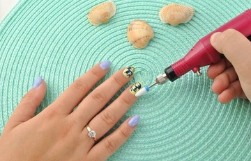 Frezy Ceramiczne Do Hybrydy Żelu - Zestaw 5 szt Stożek Walec Szpic Kulka