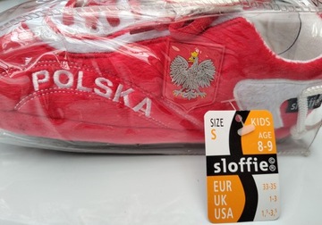 Мягкая пробковая обувь для игры в Польше, размеры 33-35, для детей 8-9 лет.