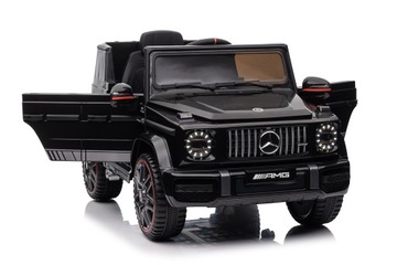 Автомобиль Mercedes G63 аккумуляторный, оригинал, 2 двигателя, радиоEVA кожа, детский