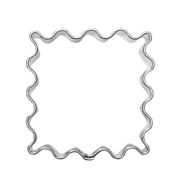 Foremka Kwadrat 3,3 cm - karbowany kwadracik