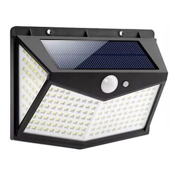 LAMPA SOLARNA Z CZUJNIKIEM RUCH I ZMIERZCHU 200LED