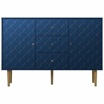 Komoda z 2 drzwiami i 3 szufladami 120×82 cm