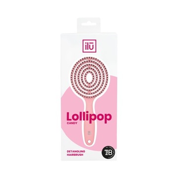 ILU LOLLIPOP CANDY OKRĄGŁA SZCZOTKA DO WŁOSÓW