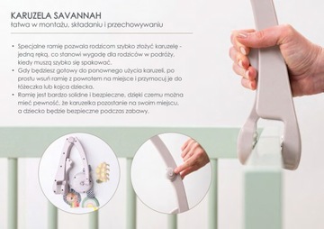 TAF TOYS Карусель Savannah COMPOSERS