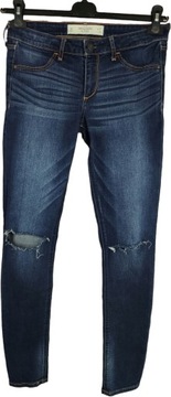 ABERCROMBIE&FITCH DAMSKIE SPODNIE JEANS W27L29