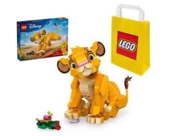 LEGO DISNEY 43243 KRÓL LEW LWIĄTKO SIMBA ZESTAW NA PREZENT +TORBA