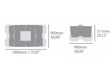 Polisport синий мотоциклетный коврик
