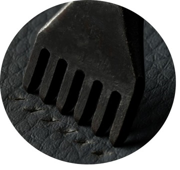 Wycinaki wybijaki do skóry pod szwy ZESTAW 4 SZTUK