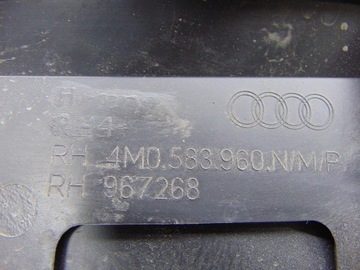 НАКЛАДКА ДВЕРИ ПЕРЕДНЯЯ СПРАВА, AUDI Q7 S-LINE 4M0583960N