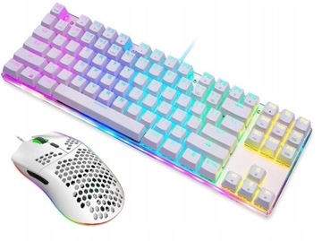 Zestaw Gamingowy Klawiatura M87S + Mysz M12 LED