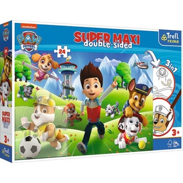Puzzle Trefl Super Maxi 24 elementów Przygody Psiego Patrolu 41001