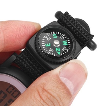 Многофункциональные подвесные часы, электронные карманные часы с клипсой для использования на открытом воздухе