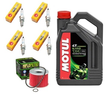 YAMAHA XJR1200 1994-1998r OLEJ MOTUL FILTR ŚWIECE