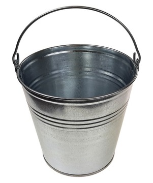 Wiadro metalowe ocynkowane 10 litrów