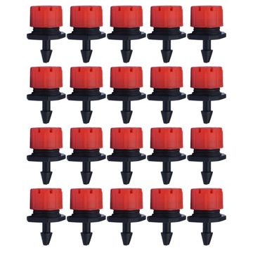 100 sztuk Przepływ Regulowany Dripper Nawadnianie