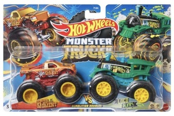 HOT WHEELS Monster Trucks Dwupak Spur Moment vs Loko HLT63