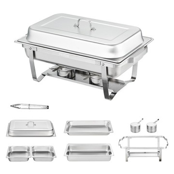 Bain Marie Набор из 2 подогревающих блюд, 7,5 л